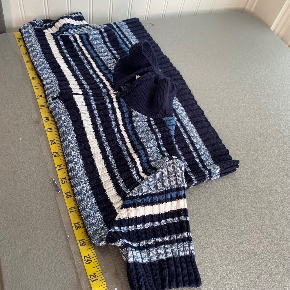 Vintage Route 66 Womens Y2K Ribbed Knit Nautical Sweater Size M Striped Preppy - Picture 7 of 9